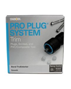Starborn Industries Pro Plug System for Boral TruExterior Trim - 250 Linear Feet