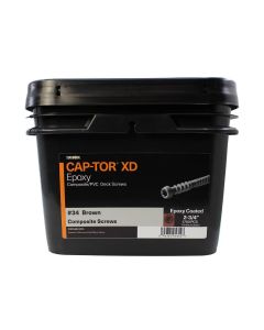 Starborn Industries Cap-Tor xd Screws for PVC & Composite Decking - Pro Pack - 1750 Count	