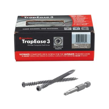 FastenMaster TrapEase 3 Composite Deck Screw - 75 Count - 2-1/2"