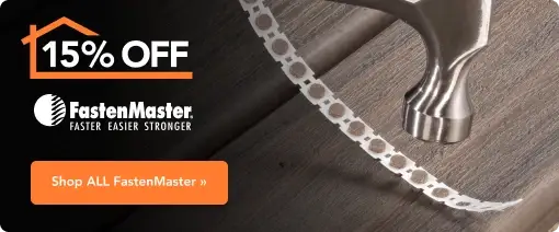 Black Friday: 15% Off All FastenMaster Products