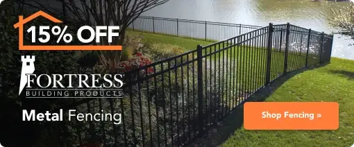 Black Friday: 15% Off Fortress Fences