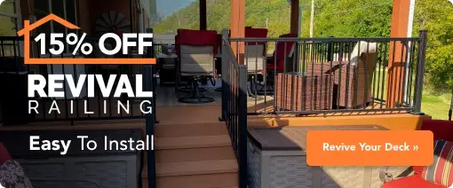 Black Friday: 15% Off Easy To Install Revival Railing