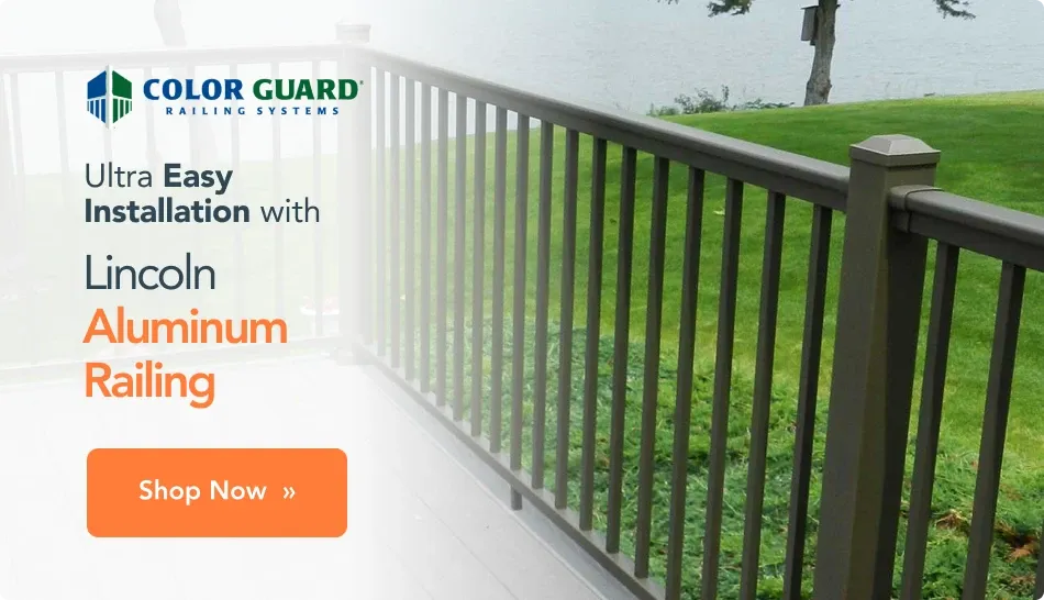 Color Guard Lincoln Aluminum Railing