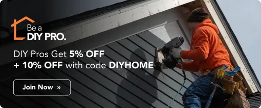 DIY Pro Members Get 5% Off Plus Additional Savings with code DIYHOME