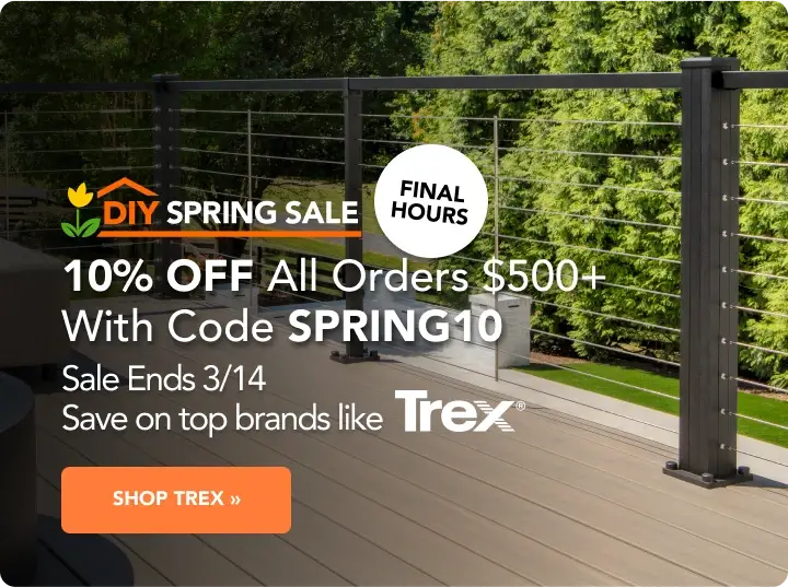 10% Off All Orders $500+ With Code SPRING10 - Including top brands like Trex