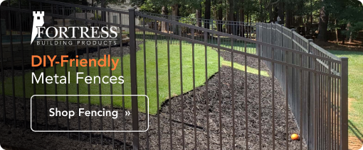 DIY-friendly metal Fortress Fencing In Stock