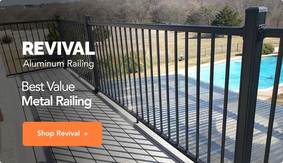 Revival Aluminum Railing - budget-friendly aluminum deck railing